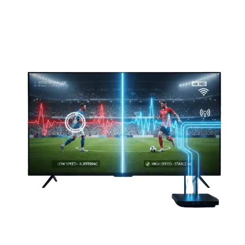 Mikä netin nopeus riittää IPTV:lle? (HD ja 4K vaatimukset ja totuus pätkimisestä)